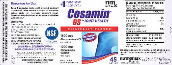 NMx Wellness Innovations Cosamin DS - supplement