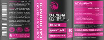 Nobi Nutrition Premium Women's Fat Burner - supplement