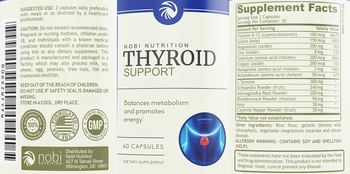 Nobi Nutrition Thyroid Support - supplement