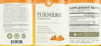 Nobi Nutrition Turmeric - supplement