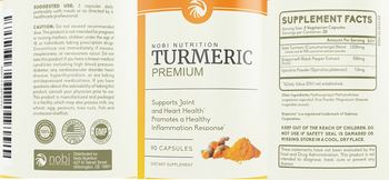 Nobi Nutrition Turmeric - supplement