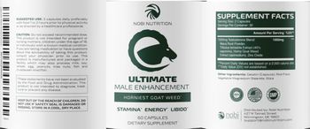 Nobi Nutrition Ultimate Male Enhancement - supplement