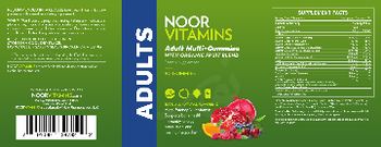 Noor Vitamins Adult Multi-Gummies with Organic Fruit Blend - supplement