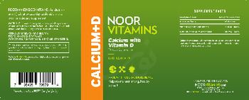 Noor Vitamins Calcium with Vitamin D - supplement