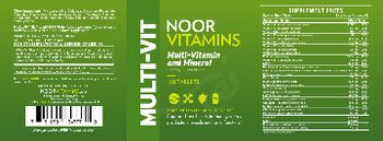 Noor Vitamins Multi-Vitamin and Mineral - supplement
