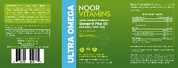 Noor Vitamins Omega-3 Fish Oil EPA 800 / DHA 400 - supplement