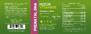 Noor Vitamins Prenatal DHA - supplement