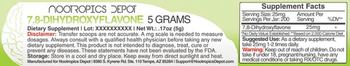 Nootropics Depot 7,8-Dihydroxyflavone 5 Grams - supplement