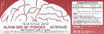 Nootropics Depot Alpha GPC 50% Powder - supplement