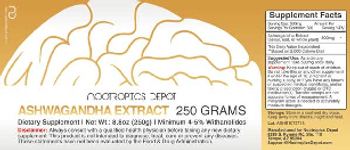 Nootropics Depot Ashwagandha Extract 250 mg - supplement