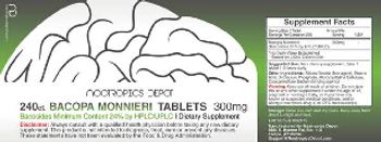 Nootropics Depot Bacopa Monnieri Tablets 300 mg - supplement