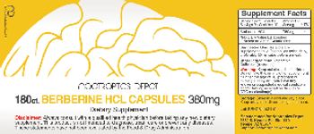 Nootropics Depot Berberine HCL Capsules 380 mg - supplement