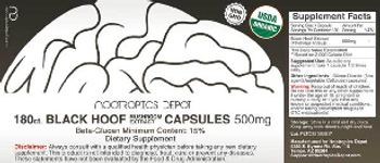 Nootropics Depot Black Hoof Mushroom Extract Capsules 500 mg - supplement