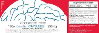 Nootropics Depot Cognizin Capsules 250 mg - supplement