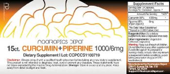 Nootropics Depot Curcumin + Piperine 1000/6 mg - supplement