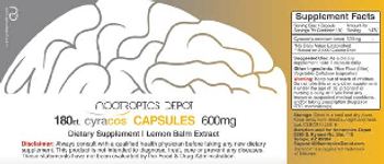 Nootropics Depot Cyracos Capsules 600 mg - supplement