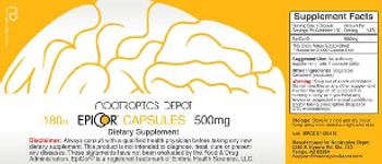 Nootropics Depot EpiCor Capsules 500 mg - supplement