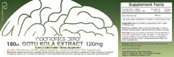 Nootropics Depot Gotu Kola Extract 120 mg - supplement