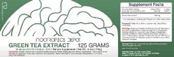 Nootropics Depot Green Tea Extract 125 grams - supplement