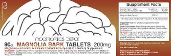 Nootropics Depot Magnolia Powder Tablets 200 mg - supplement