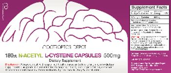 Nootropics Depot N-Acetyl L-Cysteine Capsules 500 mg - supplement