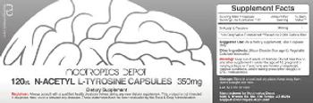 Nootropics Depot N-Acetyl L-Tyrosine Capsules 350 mg - supplement
