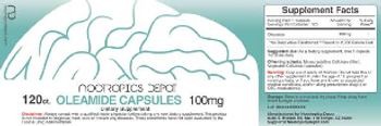 Nootropics Depot Oleamide Capsules 100 mg - supplement