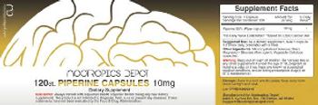 Nootropics Depot Piperine Capsules 10 mg - supplement