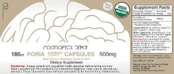 Nootropics Depot Poria Mushroom Extract Capsules 500 mg - supplement