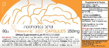 Nootropics Depot PrimaVie Purified Shilajit Capsules 250 mg - supplement
