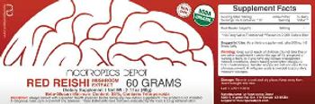 Nootropics Depot Red Reishi Mushroom Extract - supplement