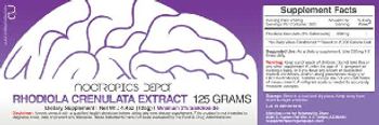 Nootropics Depot Rhodiola Crenulata Extract - supplement