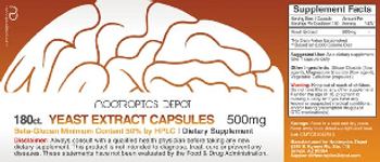 Nootropics Depot Yeast Extract Capsules 500 mg - supplement