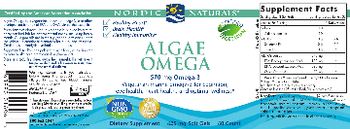 Nordic Naturals Algae Omega - supplement