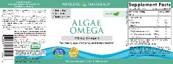 Nordic Naturals Algae Omega - 