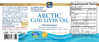 Nordic Naturals Arctic Cod Liver Oil - supplement