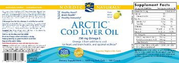 Nordic Naturals Arctic Cod Liver Oil Lemon - supplement