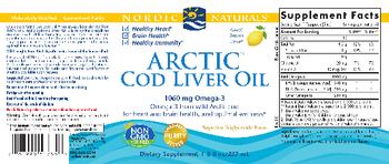 Nordic Naturals Arctic Cod Liver Oil Lemon - supplement