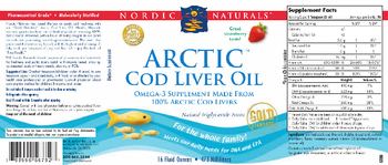 Nordic Naturals Arctic Cod Liver Oil Strawberry - supplement