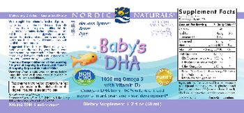 Nordic Naturals Baby's DHA - supplement