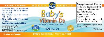 Nordic Naturals Baby's Vitamin D3 - supplement