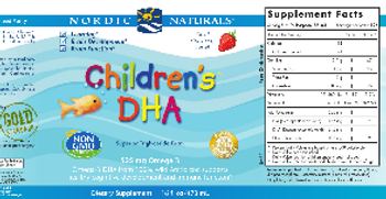 Nordic Naturals Children's DHA Strawberry - supplement