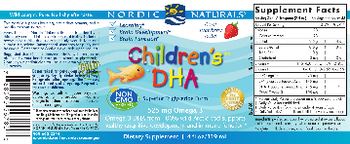 Nordic Naturals Children's DHA Strawberry - supplement