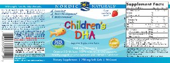 Nordic Naturals Children's DHA Strawberry - supplement