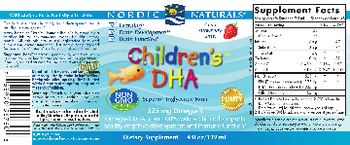 Nordic Naturals Children's DHA Strawberry - supplement