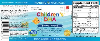 Nordic Naturals Children's DHA Strawberry - supplement