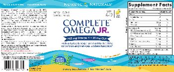 Nordic Naturals Complete Omega Jr. Lemon - supplement