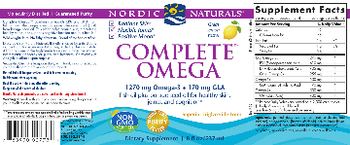 Nordic Naturals Complete Omega Lemon - supplement