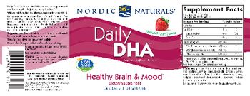 Nordic Naturals Daily DHA Natural Fruit Flavor - supplement