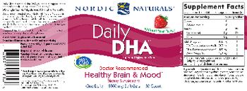 Nordic Naturals Daily DHA Natural Fruit Flavor - supplement